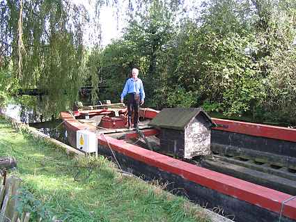 Barge Susan at Sandford Mill