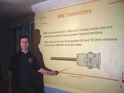 Murray, G6JYB talking about BNC Connectors