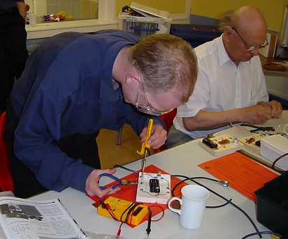 Michael Sullivan, M3MPS soldering